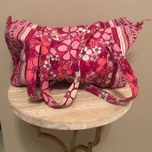 Small Pink Vera Bradley duffle